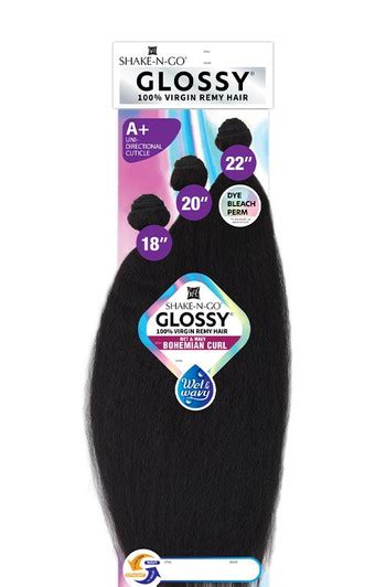 SHAKE N GO Glossy 100% Virgin Remy Hair Multi Pack - Straight