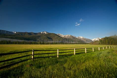 Mountain Meadow In Northern Wyoming Stock Image Image Of Rocky