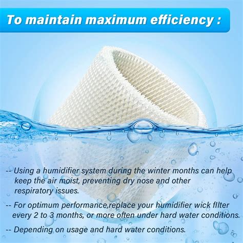 Humidifier Wick Filter For Essick MAF 1 MAF1 MoistAir AirCare Wicking