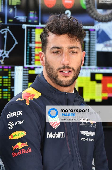 Daniel Ricciardo Aus Red Bull Racing At Formula One World