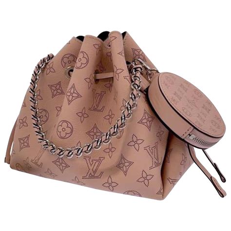 Louis Vuitton Rosa Monogramm Mahina Bella Pink Leder Kalbähnliches Kalb