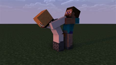 Rule 34 Alex Minecraft Blocks Blue Eyes Brown Hair Green Eyes Minecraft Orange Hair Steve