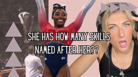 How Many Skills Named After Simone Biles Is Insane One Of The Best For