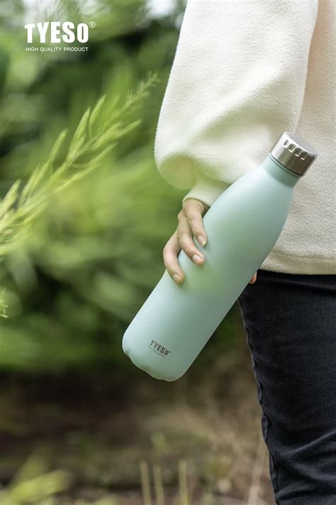 Tyeso Keep Cold And Hot Vacuum Insulated Tumbler Ml Ml Ts Ts Shopee Malaysia