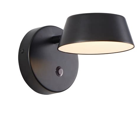 Arandela LED Zavi On 7W 3000K Ouro Preto Nordecor Lampdecor