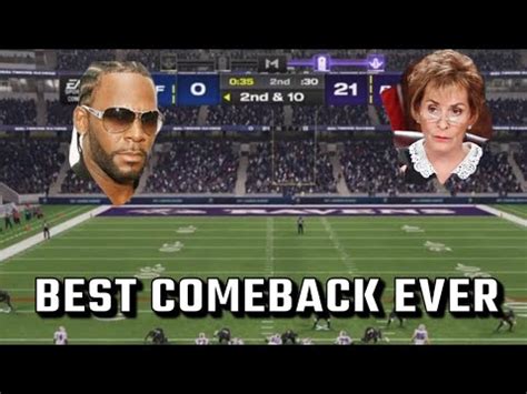 Greatest Madden Comeback Madden Viral Youtube