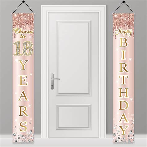 Amazon Htdzzi Th Birthday Decorations For Girls Happy Th