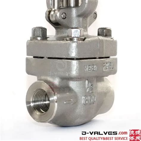 Ansi Lb Industrial Forged Steel F L F Npt Gate Valve With