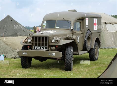 Dodge Wc54 Wwii 4x4 Army Military Ambulance Stock Photo Royalty Free