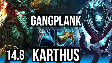 Gangplank Vs Karthus Mid Games Dominating Euw Master