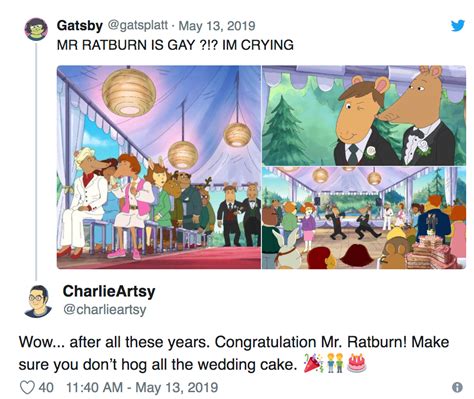 Arthur S Mr Ratburn Marries A Man In Show S 22nd Season Premiere