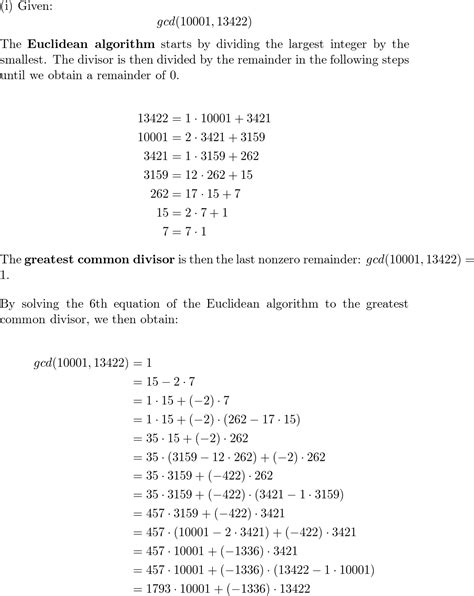 Trace The Recursive Algorithm For Computing Gcdab When