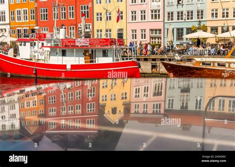 The Colorful Nyhavn Quayside In Copenhagen Summertime In The Fantastic