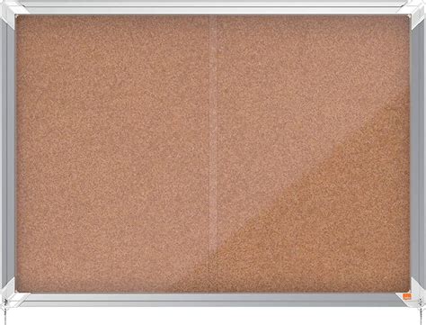 Nobo Premium Plus Cork Lockable Notice Board Xa Pris