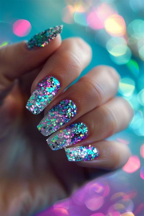 50 Glitter Nail Designs For Beautiful Dazzling Nails