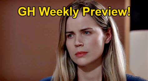 General Hospital Preview Week Of September Sasha Confronts Gladys