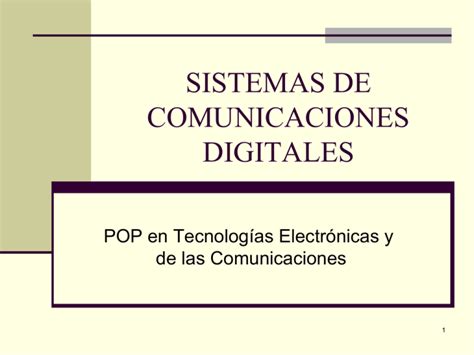 Introducción a los sistemas de comunicación