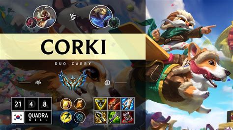 Corki ADC Vs Ezreal KR Challenger Patch 14 13 YouTube