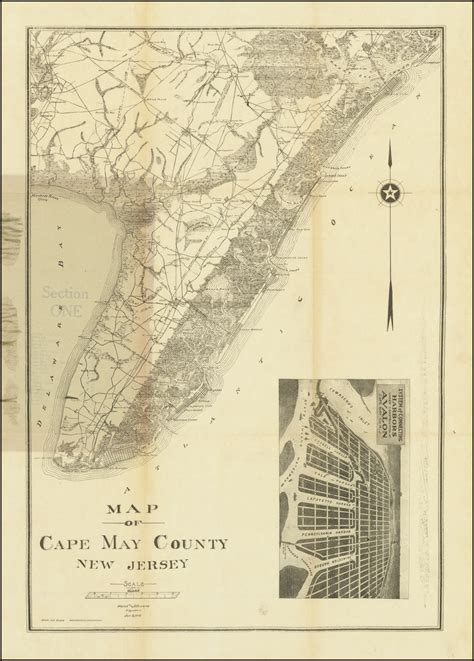 A Map Of Cape May County New Jersey Jan Barry Lawrence Hot Sex Picture