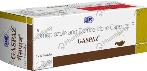Gaspaz Strip Of 10 Capsules: Uses, Side Effects, Price & Dosage | PharmEasy