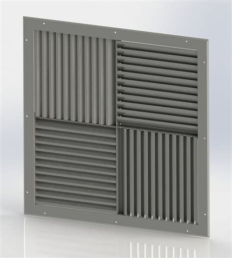 SSMLCD Series Surface Modular Louvered Ceiling Diffuser