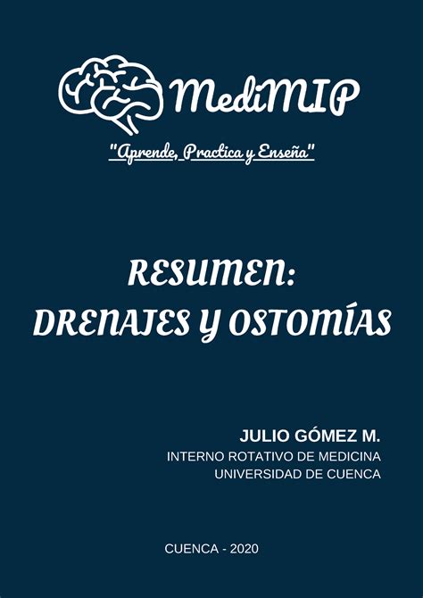 Resumen Drenajes y Ostomías Warning TT undefined function 32