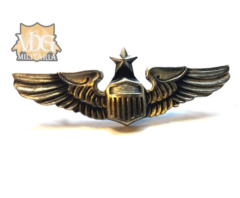 US Air Force Senior Pilots Wings Badge 2" | VDG Militaria