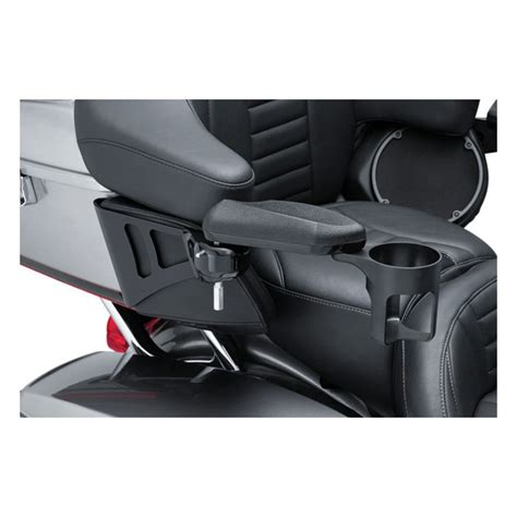 Kuryakyn Passenger Armrest Set In Black For Harley Davidson