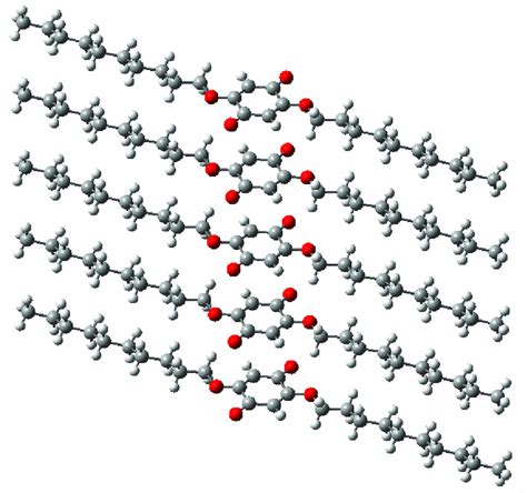 Crystal Structure Of Ddbq Crystallographic Parameters Crystal System