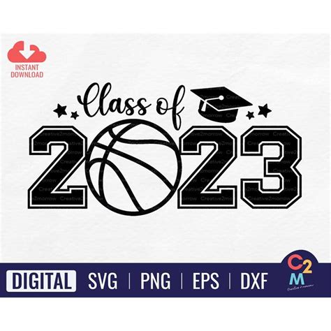 Class Of 2023 Basketball Svg Seniors 2023 Svg Graduation Inspire