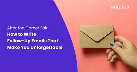 how to follow up after career fair