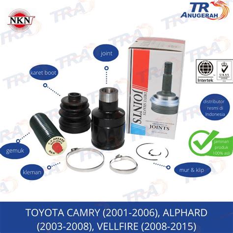 Jual Cv Joint As Roda Dalam Nkn Toyota Camry Alphard Alphard Vellfire