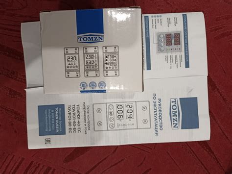 Реле контроля напряжения TOMZN TOVPD1-60-EC с защитой от перегрузки по ...