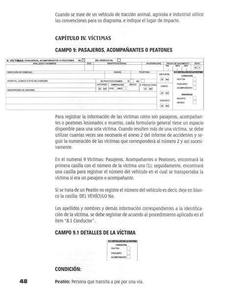 Informe Policial De Accidentes De Transito Resolucion 0011268 Del 6 De