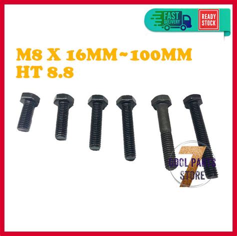 M Hex Bolt Skru M X Mm Mm High Tensile Bolt Hex Nut Washer