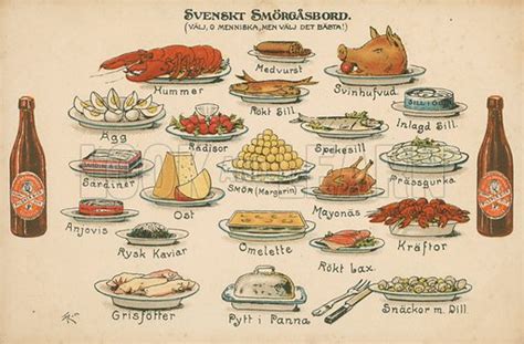 Swedish smorgasbord stock image | Look and Learn