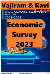 Vajiram Ravi Economic Survey 2022 2023 Photocopy Buy Vajiram