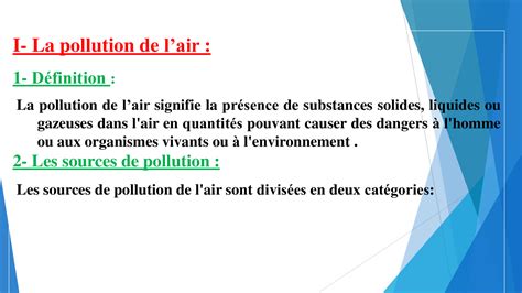 La Pollution De Lair Cours Ppt 4 Alloschool