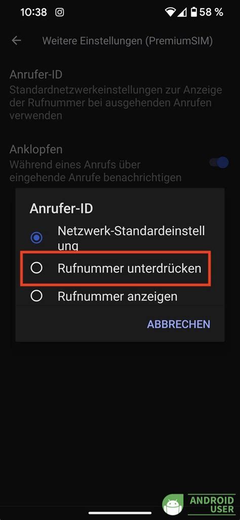 Android Nummer Unterdr Cken M Glichkeiten Anleitung Android User