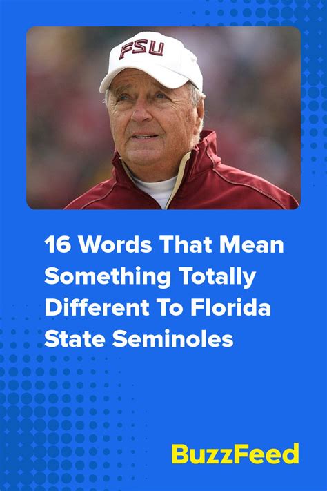 Words That Mean Something Totally Different To Florida State