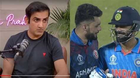 Gautam Gambhir Again Vents His Anger On The Virat Kohli Naveen Ul Haq