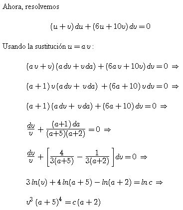 Ejercicios Resueltos De Ecuaciones Diferenciales Ordinarias