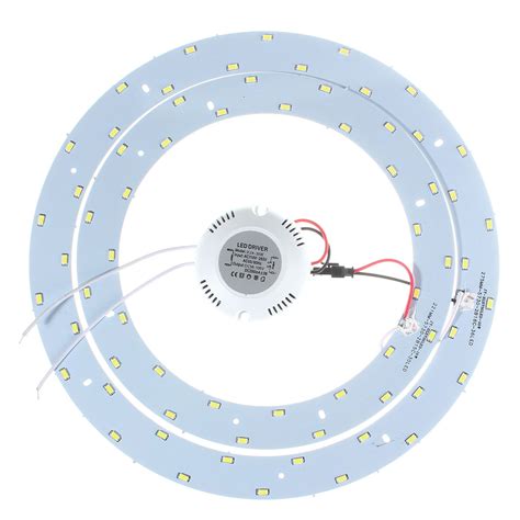 33W 5730 SMD LED Double Panel Circles Annular Ceiling Light Fixtures