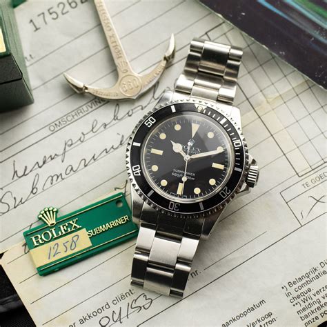 Rolex Submariner 5513 Maxi MK IV Full Set Amsterdam Vintage Watches