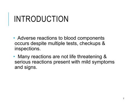 Complications Of Blood Transfusion PPT