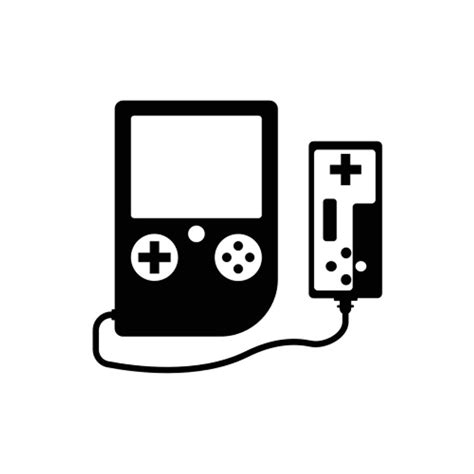 Free Handheld Game Console Line Art Icon Mediamodifier