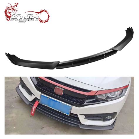 Front Lip Auto Splitter Diffusor Lip Body Kit Spoiler Sto Stangen