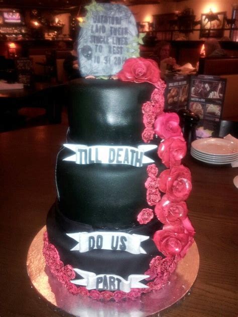 Haloween Wedding Cake Macabre Cake Wedding Cakes Desserts