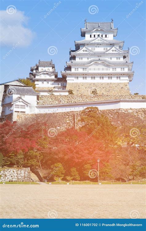 Hemiji Castle World Historic Ancient Landmark Stock Photo Image Of