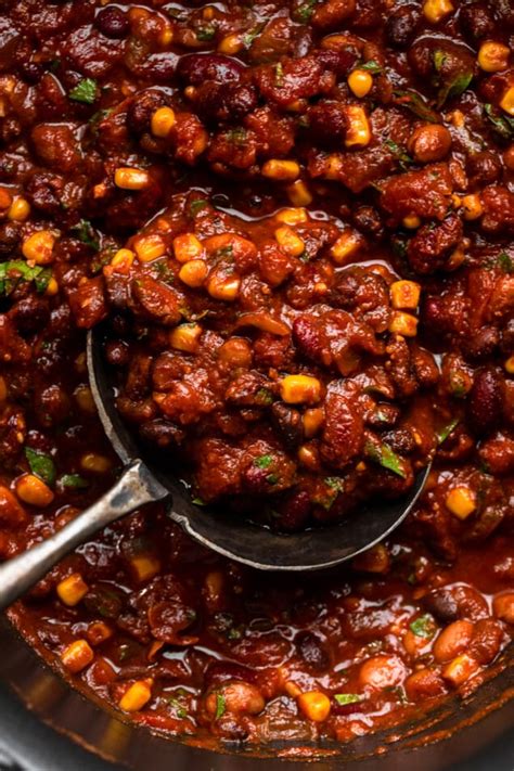 Crock Pot Bean Chili Food Faith Fitness